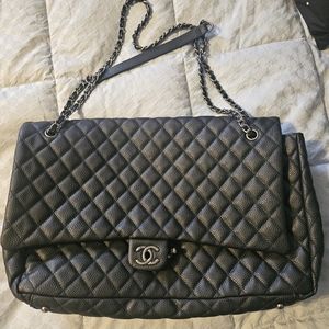 Channel large tote bag